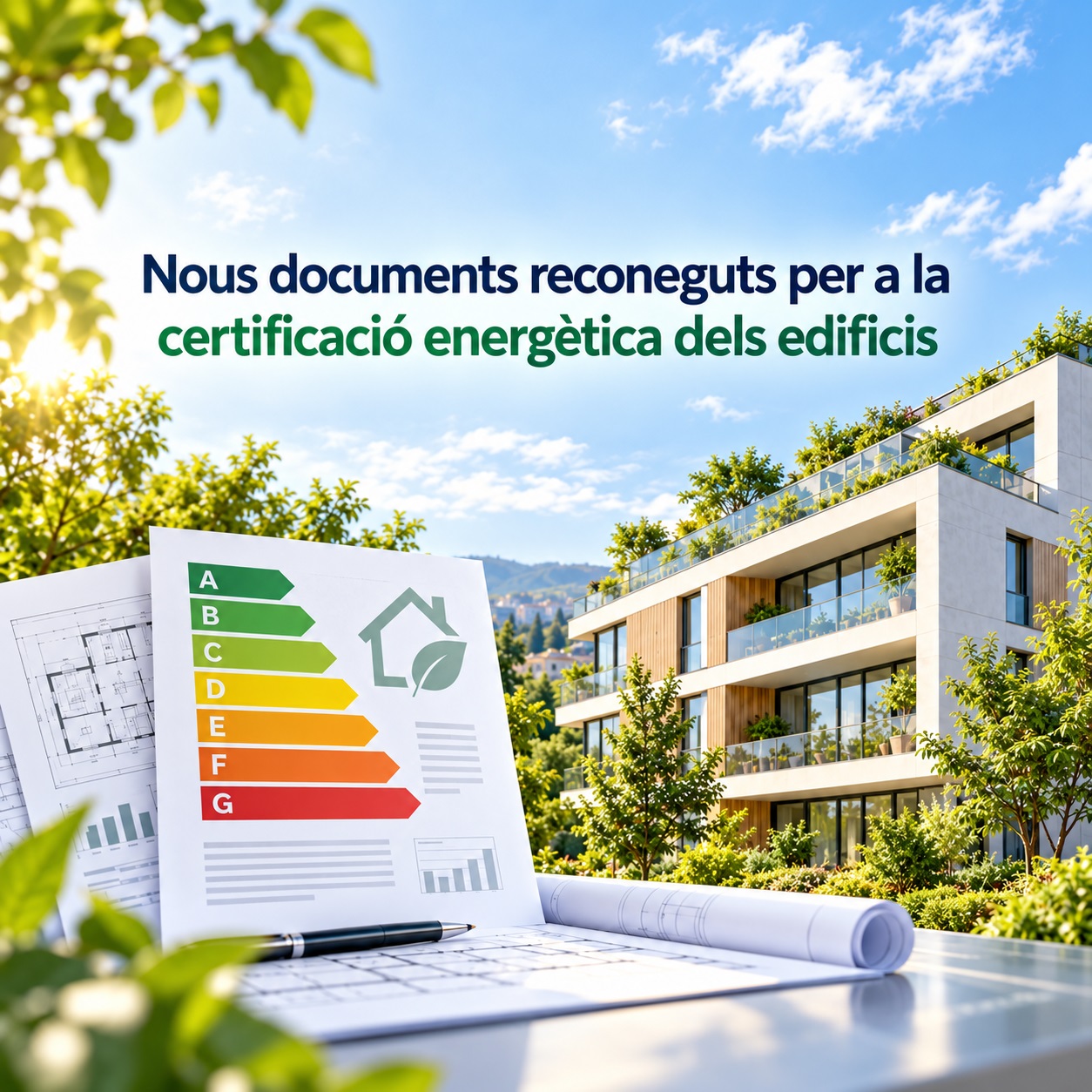 Nous documents reconeguts per a la certificació energètica dels edificis
